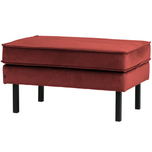 WOOOD Rodeo hocker velvet Kastanjebruin