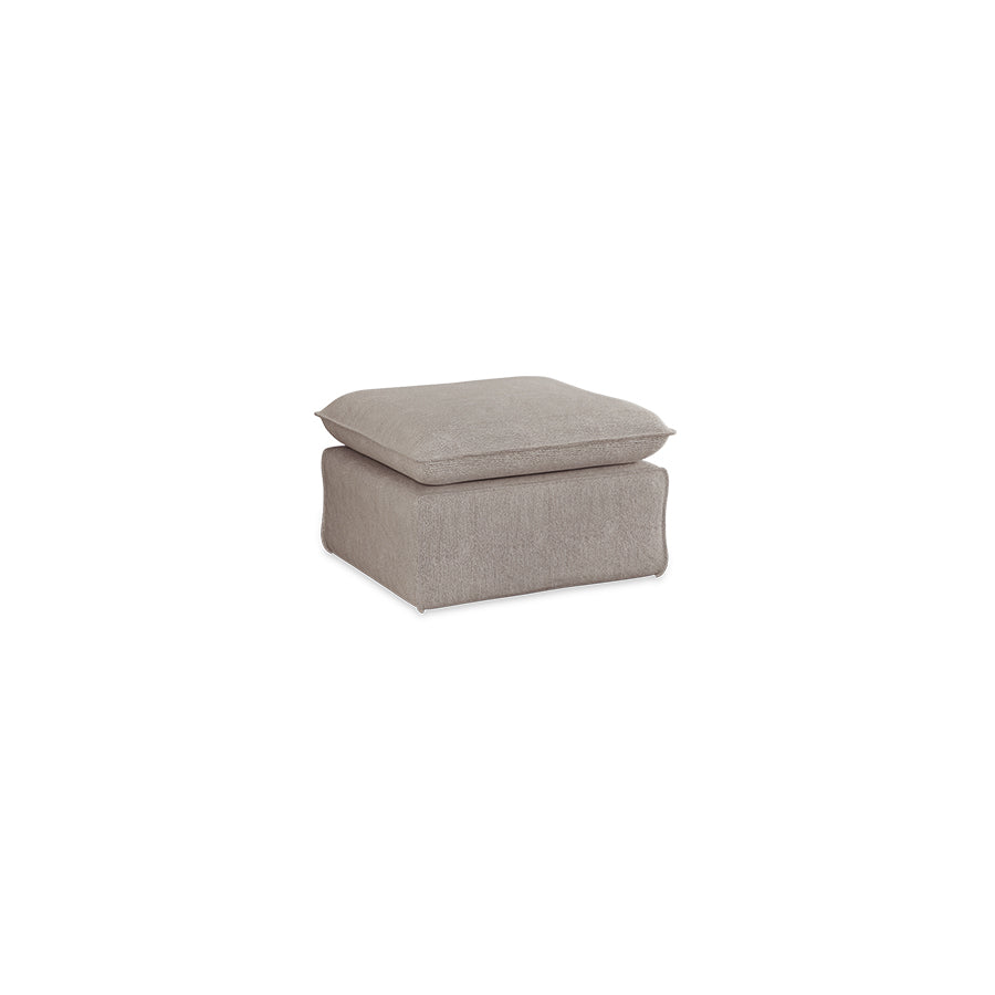 HKliving Nomad hocker Sneak Light Grey
