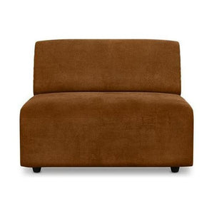 HKliving Jax bank middle Royal Velvet Caramel