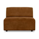 HKliving Jax bank middle Royal Velvet Caramel