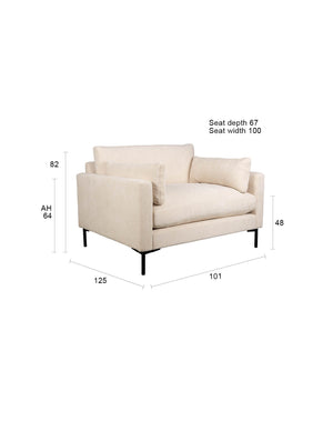 Zuiver Summer fauteuil Beige