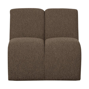 WOOOD Mojo 1-zits bank bouclé Bruin Melange