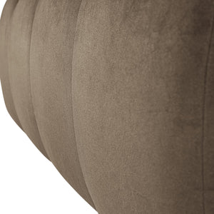WOOOD Mojo eetbank 164 cm met rugleuning velvet Taupe