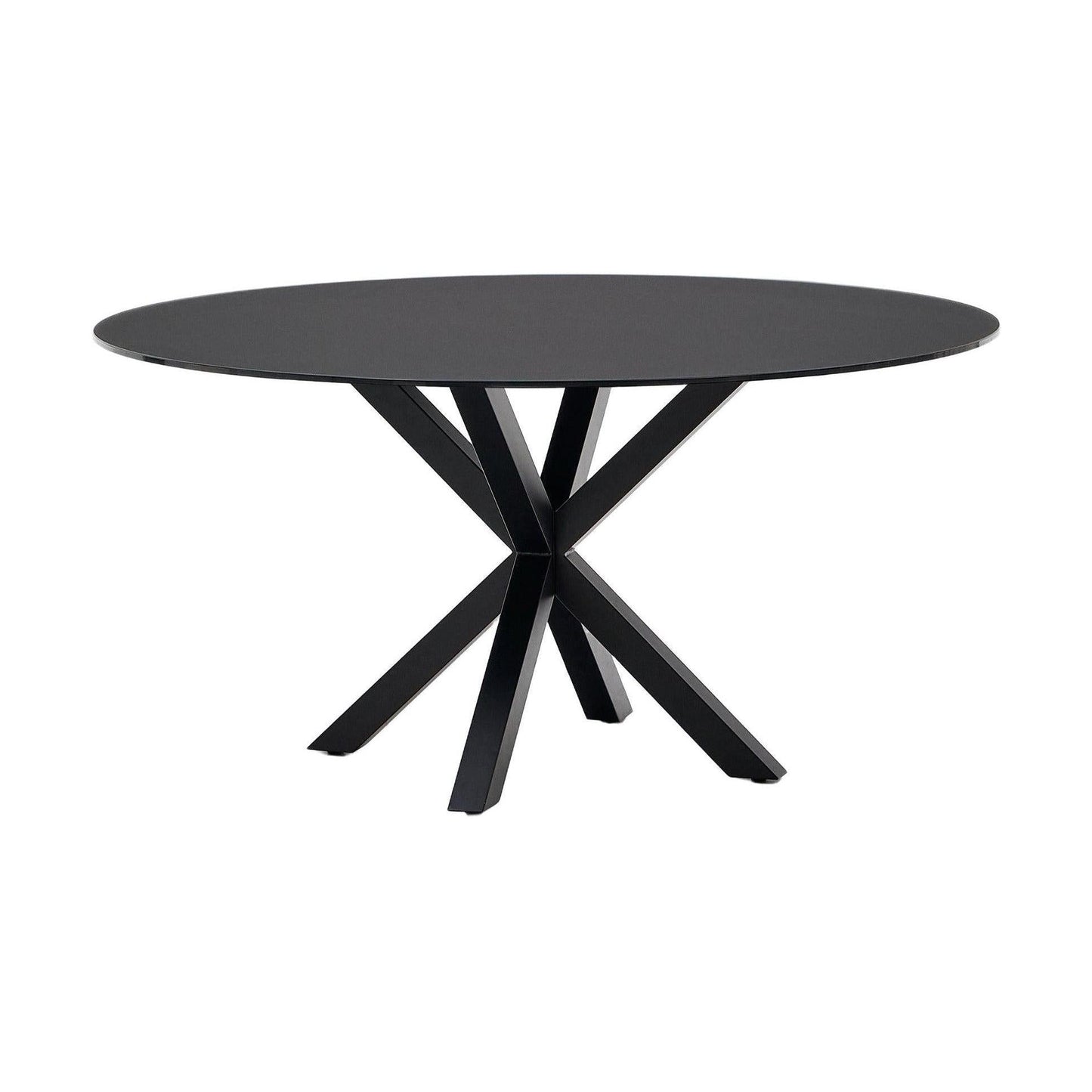 Kave Home Argo eettafel rond Ø150 Black/Black