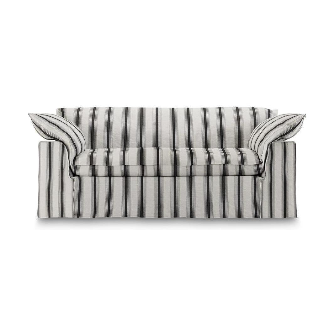 HKliving Nomad bank 204 cm Rocco Chalkstripe