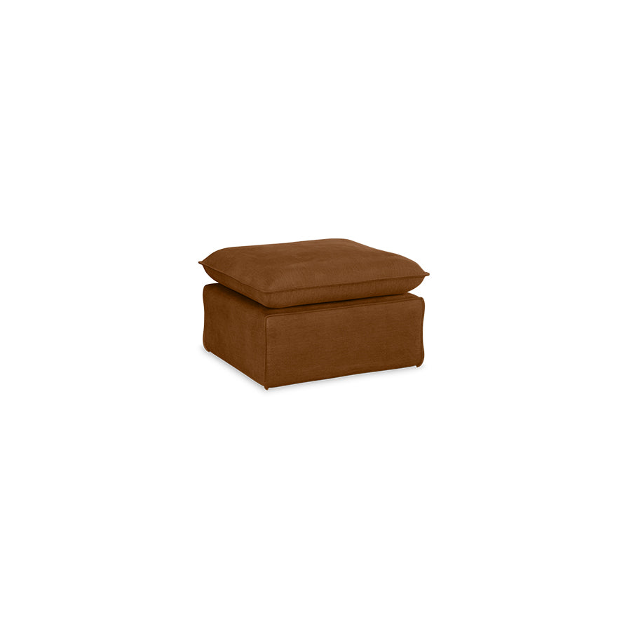HKliving Nomad hocker Royal Velvet Caramel