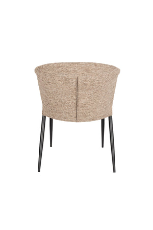 Dutchbone Georgia eetkamerstoel Soft Brown