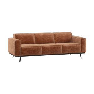 WOOOD Statement 3-zitsbank Chenille Velvet Terra