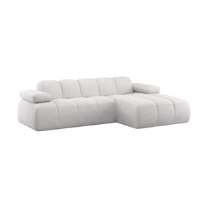 WOOOD Mojo chaise longue bank rechts bouclé Ecru Melange