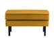 WOOOD Rodeo hocker velvet Okergeel