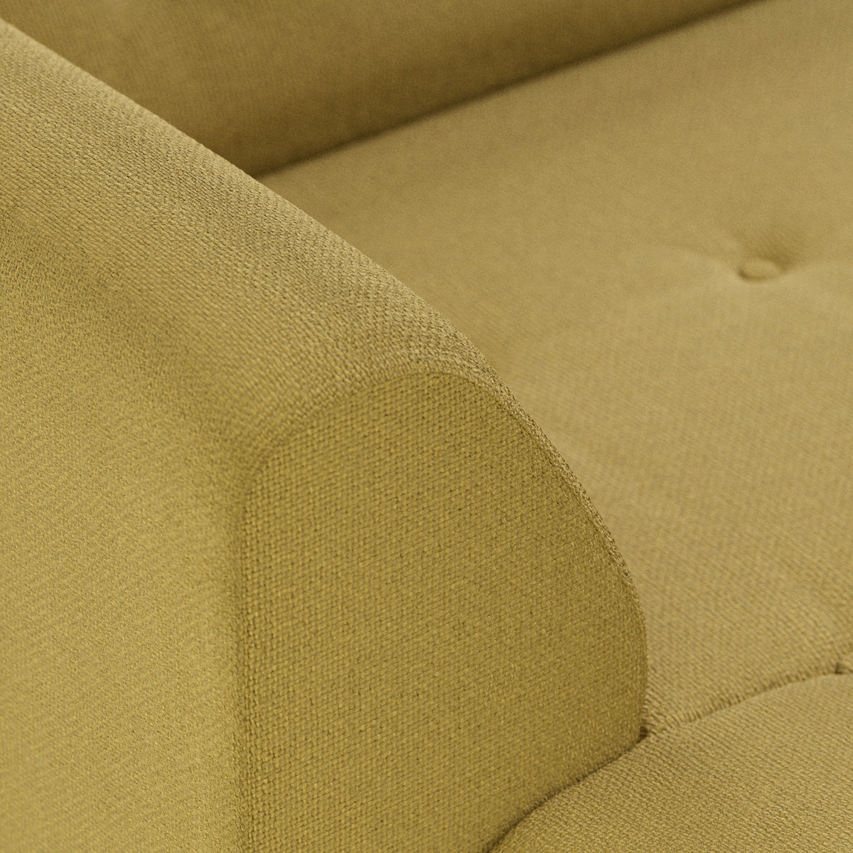 HKliving Vint bank left divan Linen Burnt Ochre