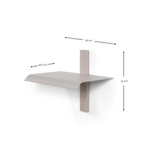 Spinder Design Hola 1 wandplank Silky Taupe