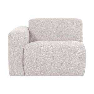 WOOOD Mojo Base 1-zits bank arm links bouclé Ecru