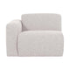 WOOOD Mojo Base 1-zits bank arm links bouclé Ecru
