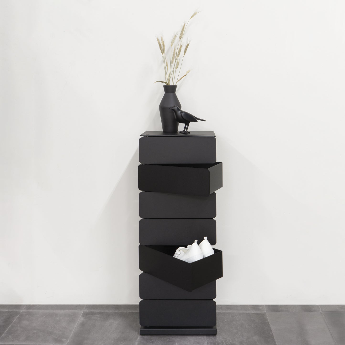 Spinder Design Joey 7 ladekast Zwart