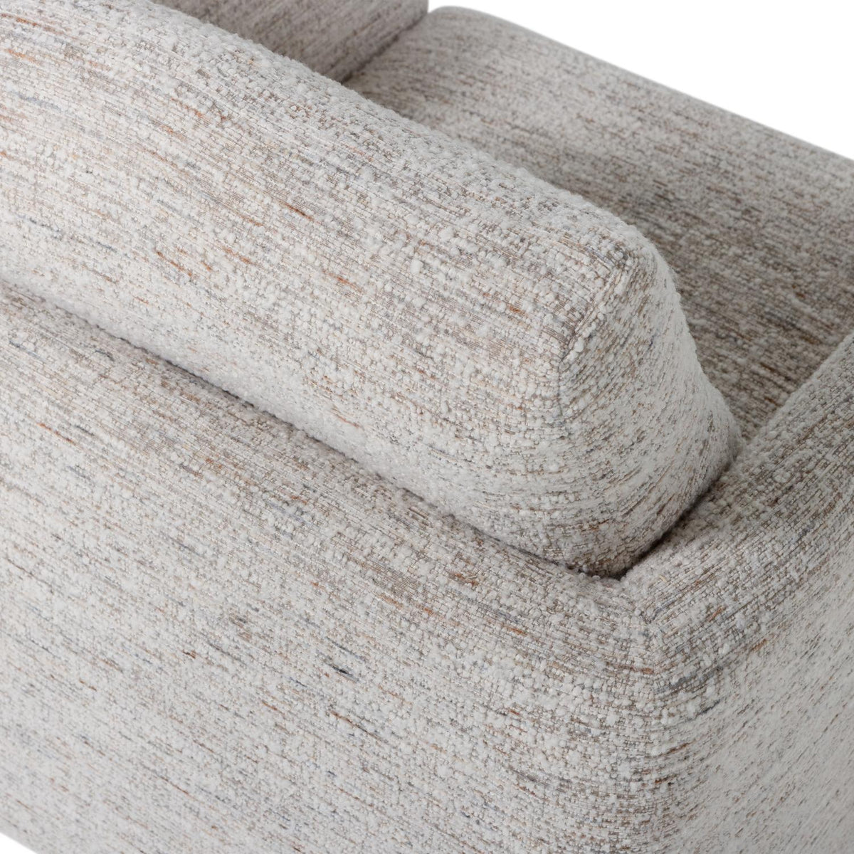 WOOOD Oska fauteuil draaibaar Naturel Melange