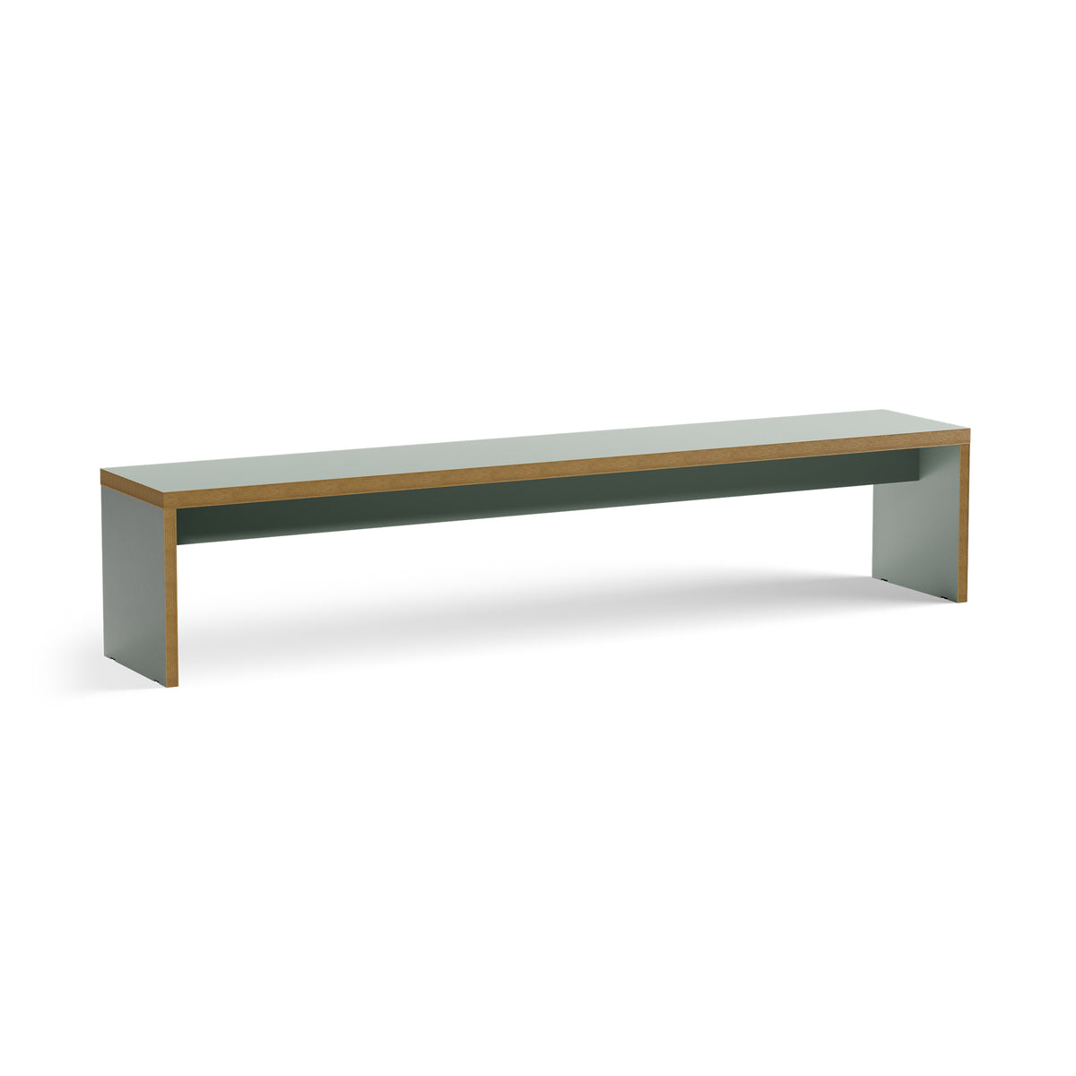 HKliving Bench eetkamerbank 220 cm Pale Green