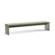 HKliving Bench eetkamerbank 220 cm Pale Green