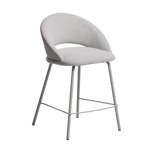 Kave Home Bonali barkruk H65 chenille Grey