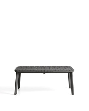 Kave Home Izola tuintafel uitschuifbaar rechthoek 185x100 cm Graphite
