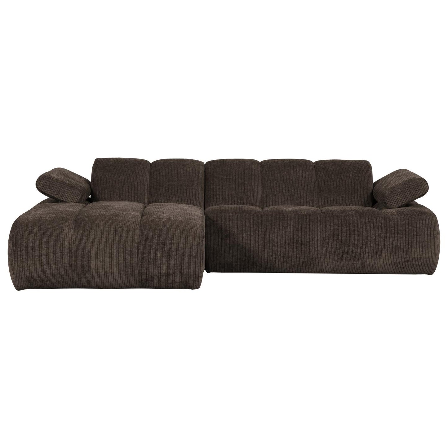 WOOOD Mojo chaise longue bank links ribstof Bruin