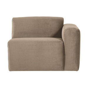WOOOD Mojo Base 1-zits bank arm rechts velvet Khaki