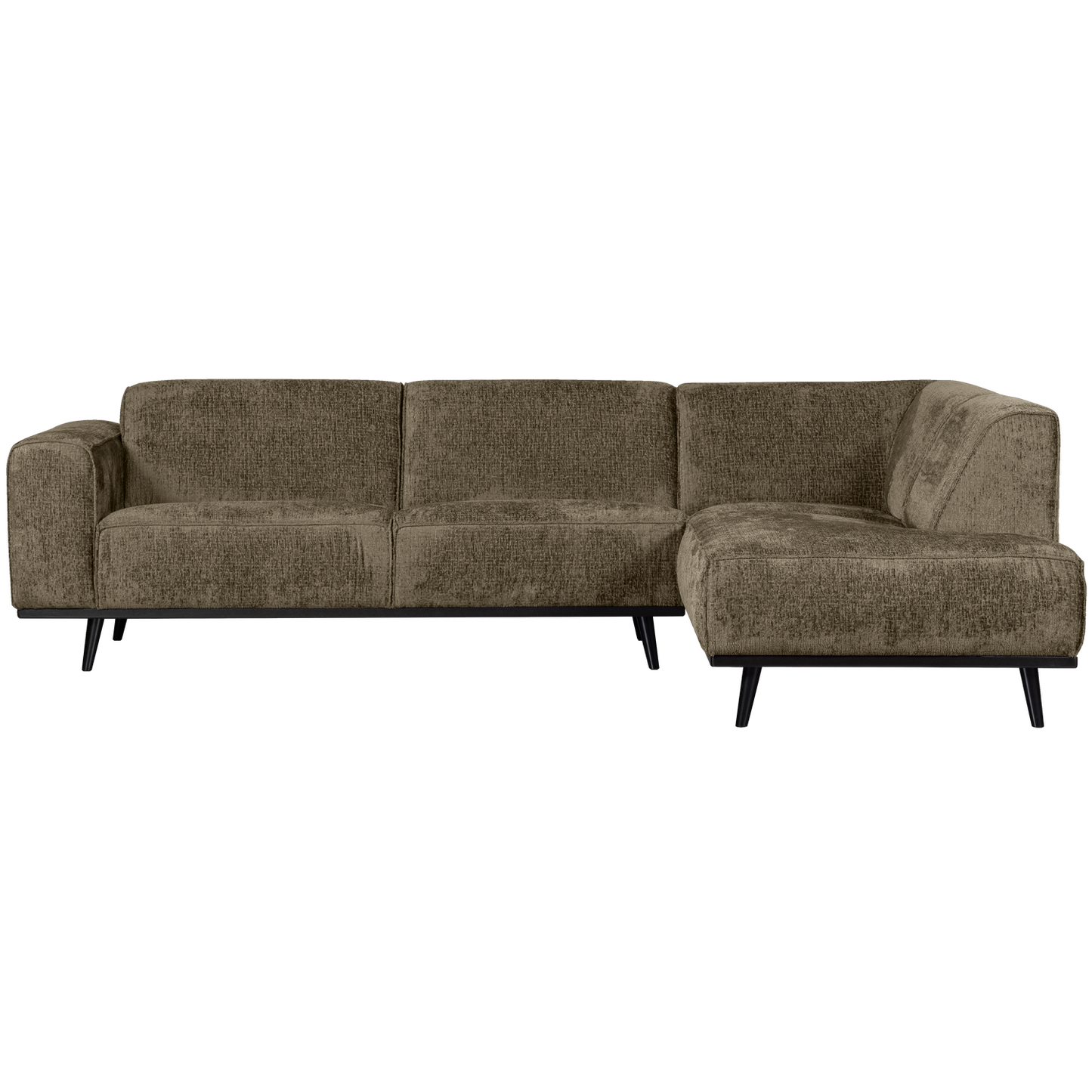 WOOOD Statement hoekbank rechts Structure Velvet Bonsai
