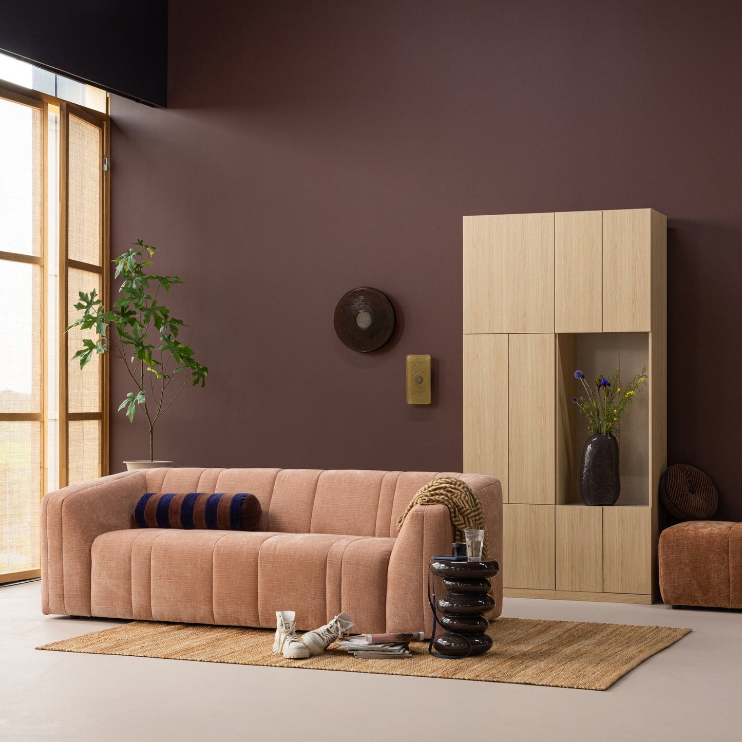 WOOOD Build opbergkast 54 cm open Naturel
