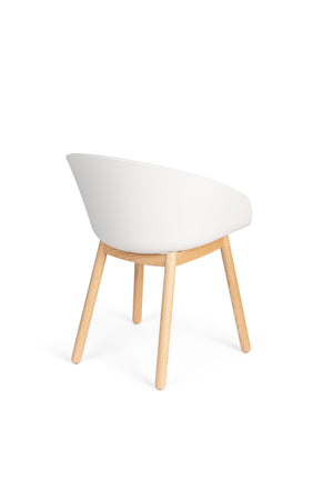 Zuiver Void eetkamerstoel Oak White