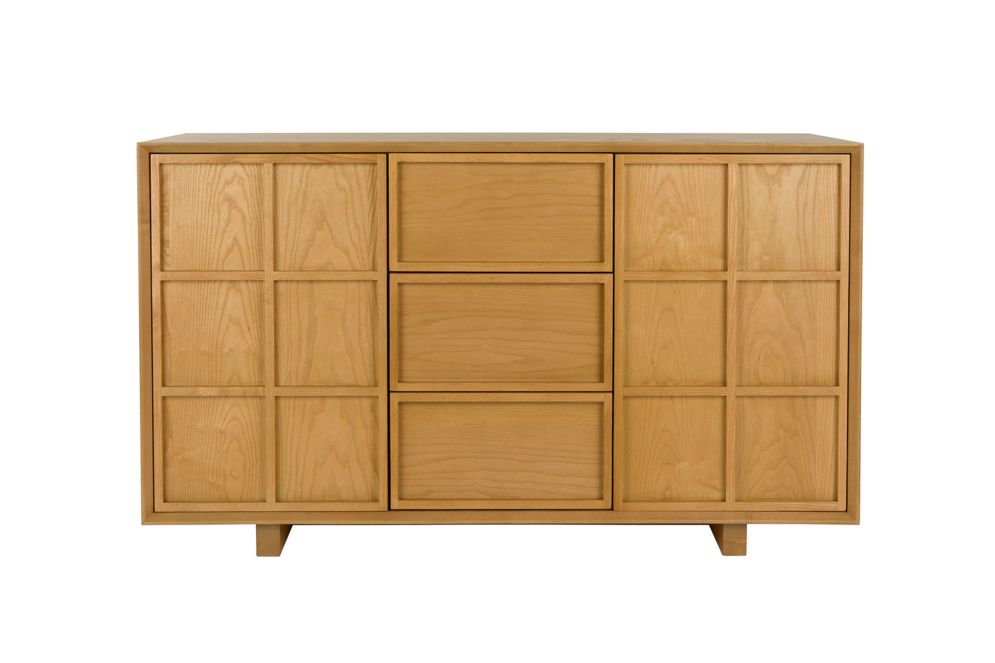 Zuiver Raster dressoir hoog Naturel