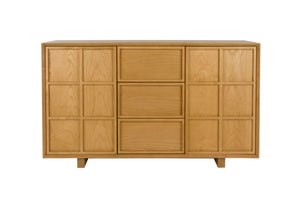 Zuiver Raster dressoir hoog Naturel