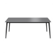 Mobitec Terra T0300 eettafel 240x100 cm keramiek Nero poot zwart