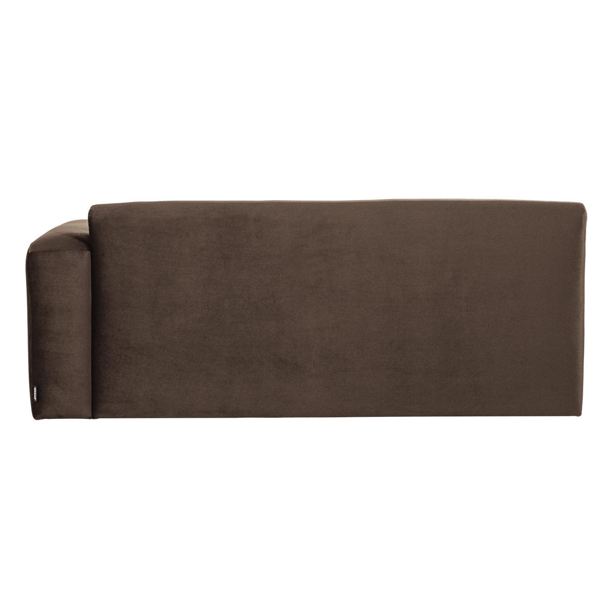 WOOOD Mojo Base 2-zits bank arm rechts velvet Bruin