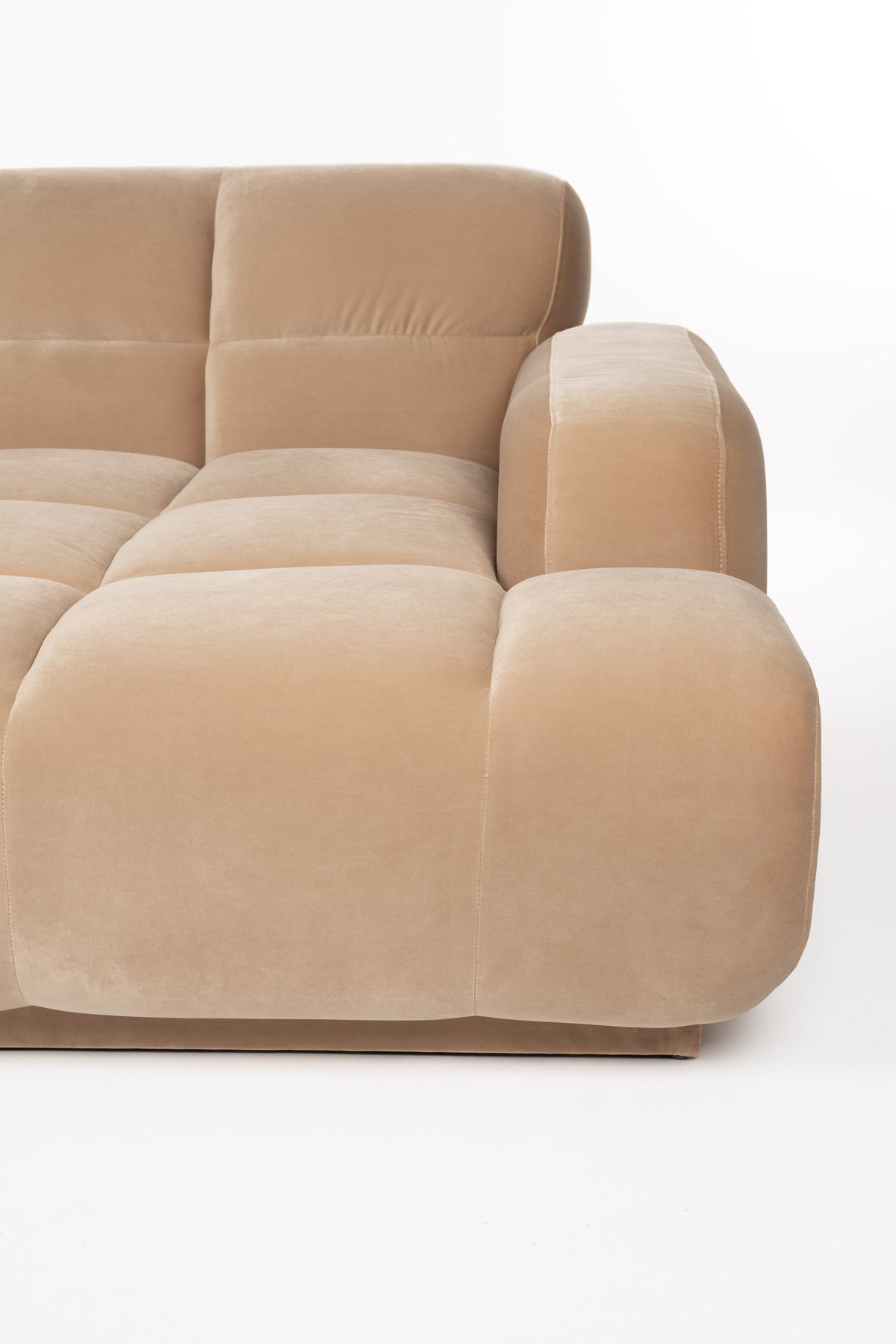 Zuiver Hazel 6-zitsbank Chaise Longue rechts Beige