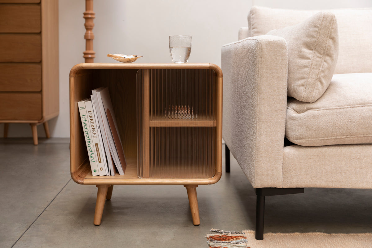 Zuiver Side Table / Bed Stand Rise Natural