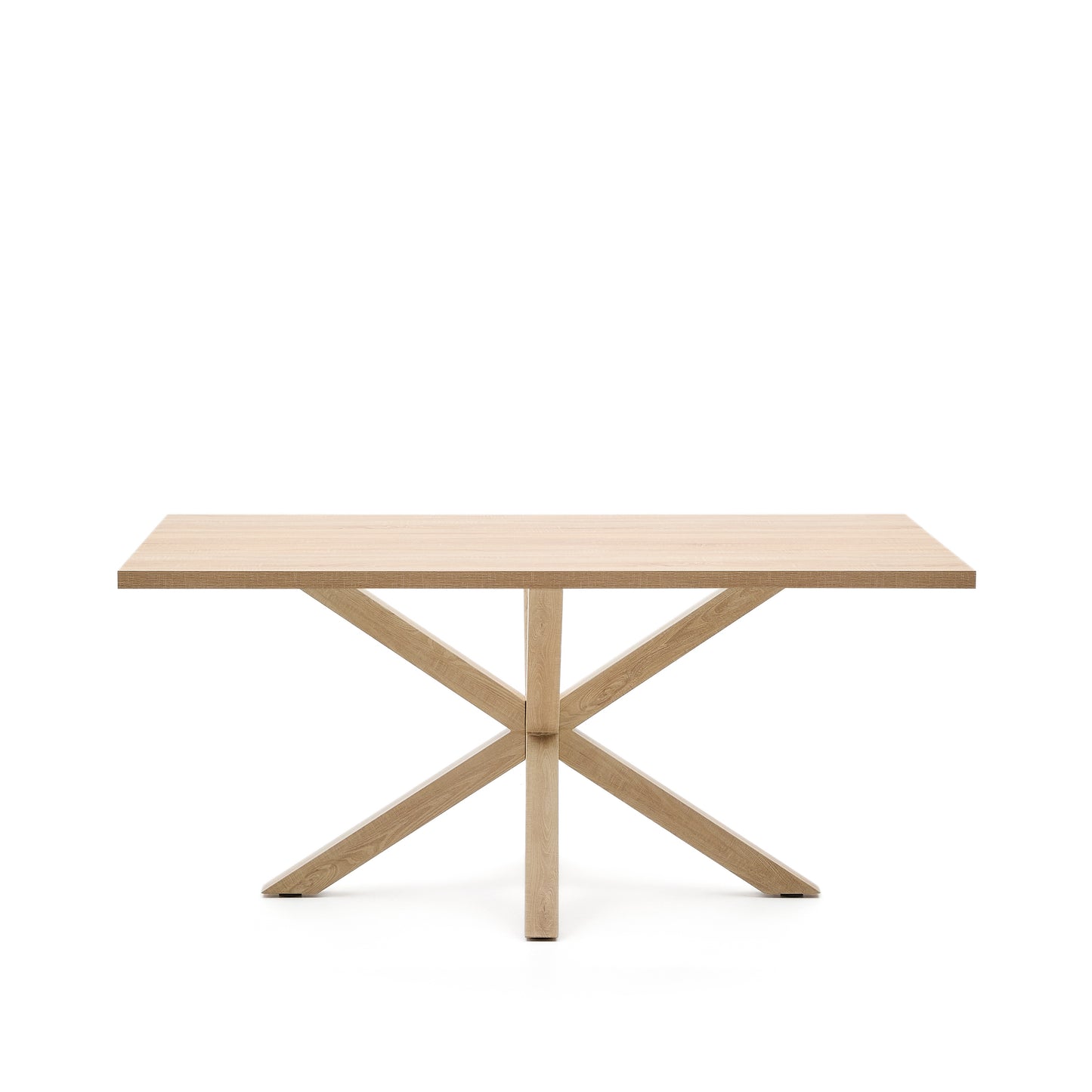 Kave Home Argo eettafel rechthoek 160x100 cm Natural/Natural
