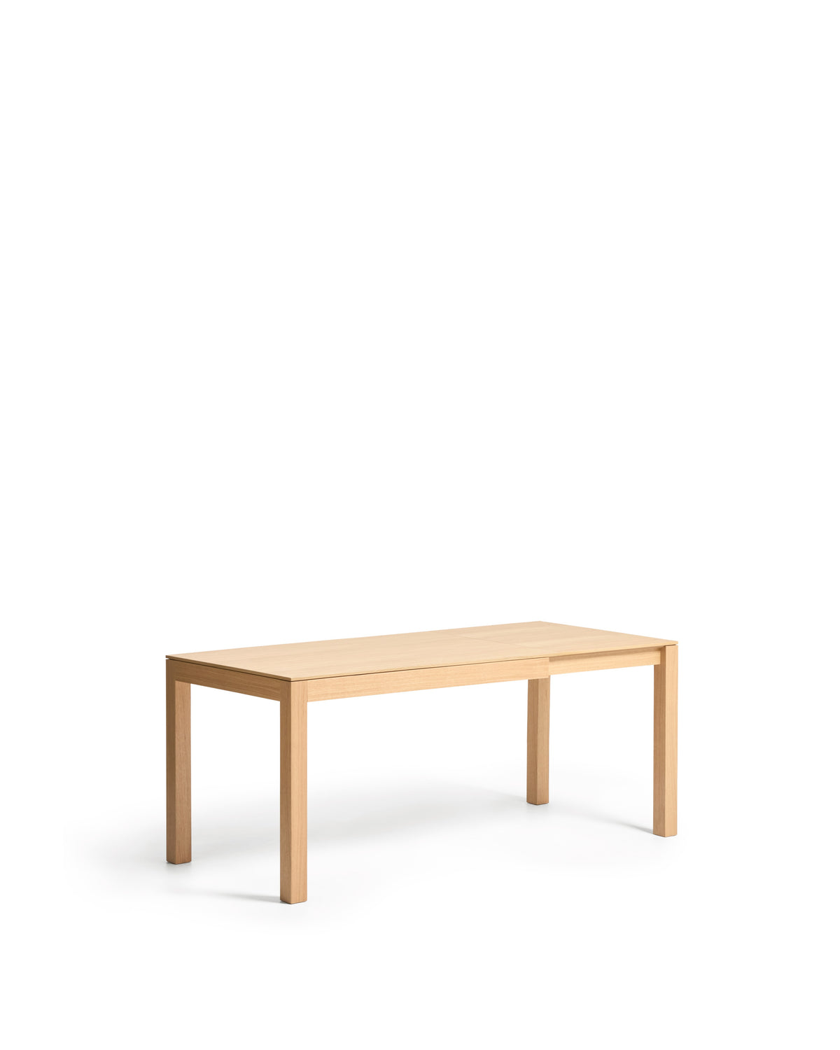 Kave Home Narevi eettafel uitschuifbaar rechthoek 130x80 cm Natural