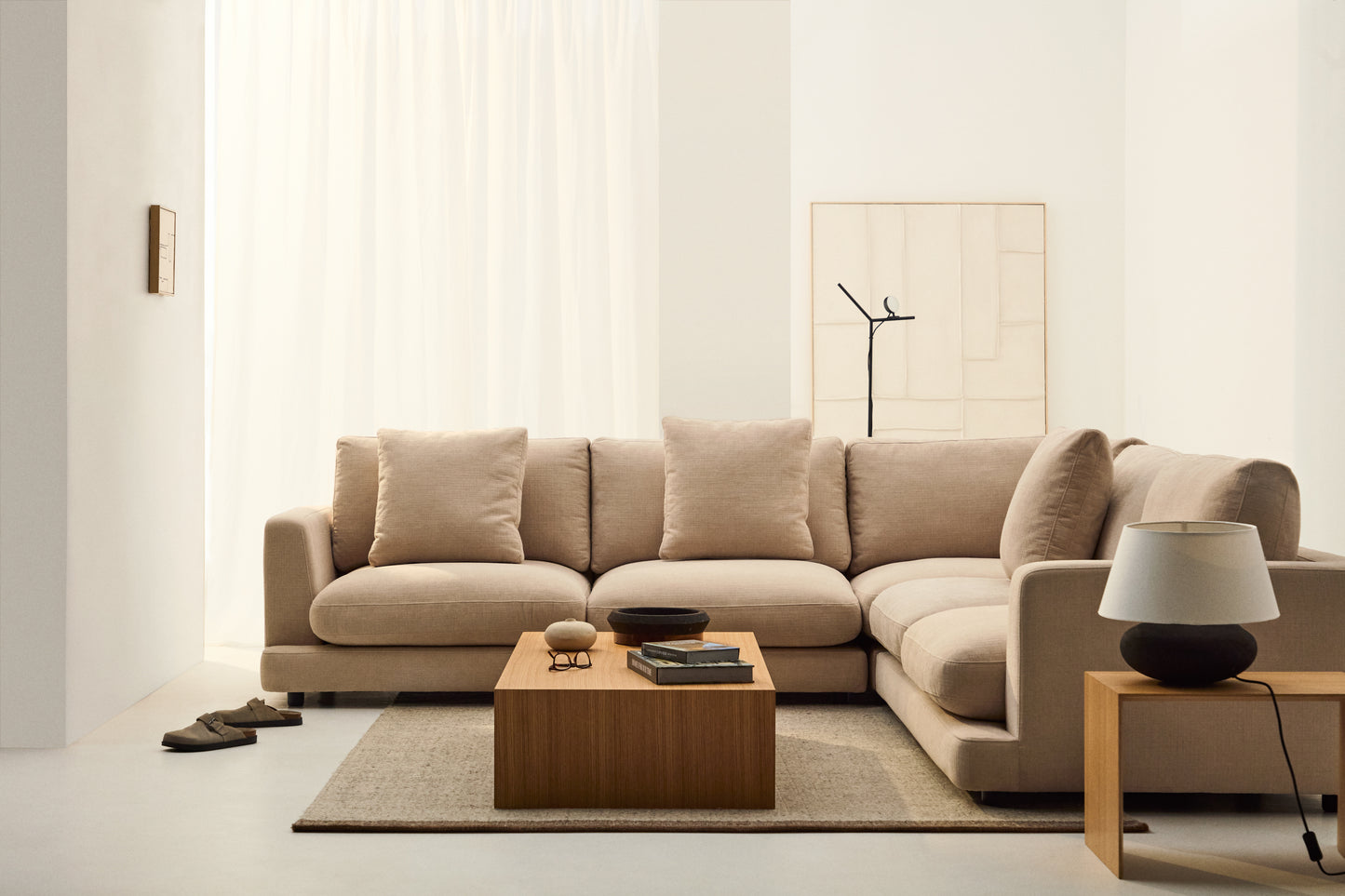 Kave Home Litto salontafel 140x70 cm Naturel