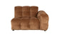 Dutchbone Hackman modulaire bank element rechts Cognac