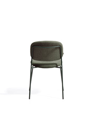 Kave Home Meli eetkamerstoel chenille Green
