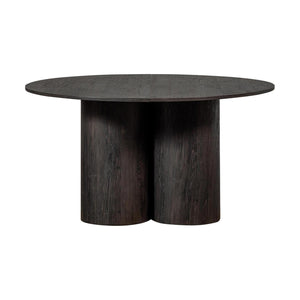WOOOD Oona eettafel Ø140 cm Donkerbruin