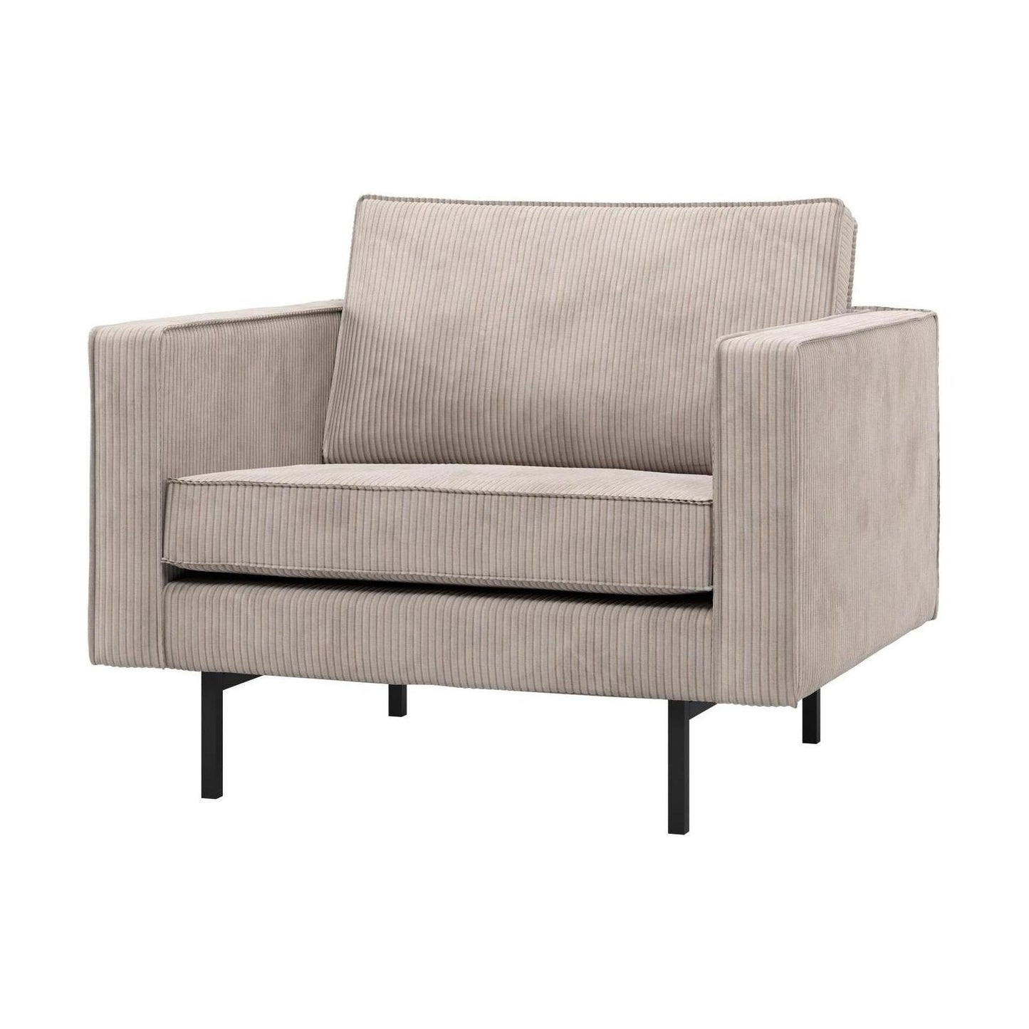 WOOOD Rodeo fauteuil ribstof Ecru