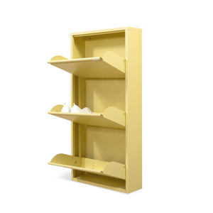 Spinder Design Billy 3 schoenenkast Butter Yellow