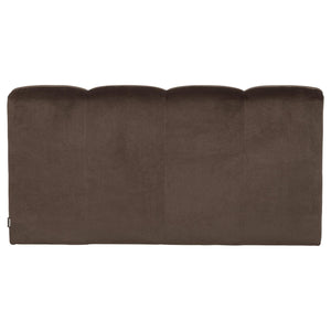 WOOOD Mojo eetbank 164 cm met rugleuning velvet Bruin
