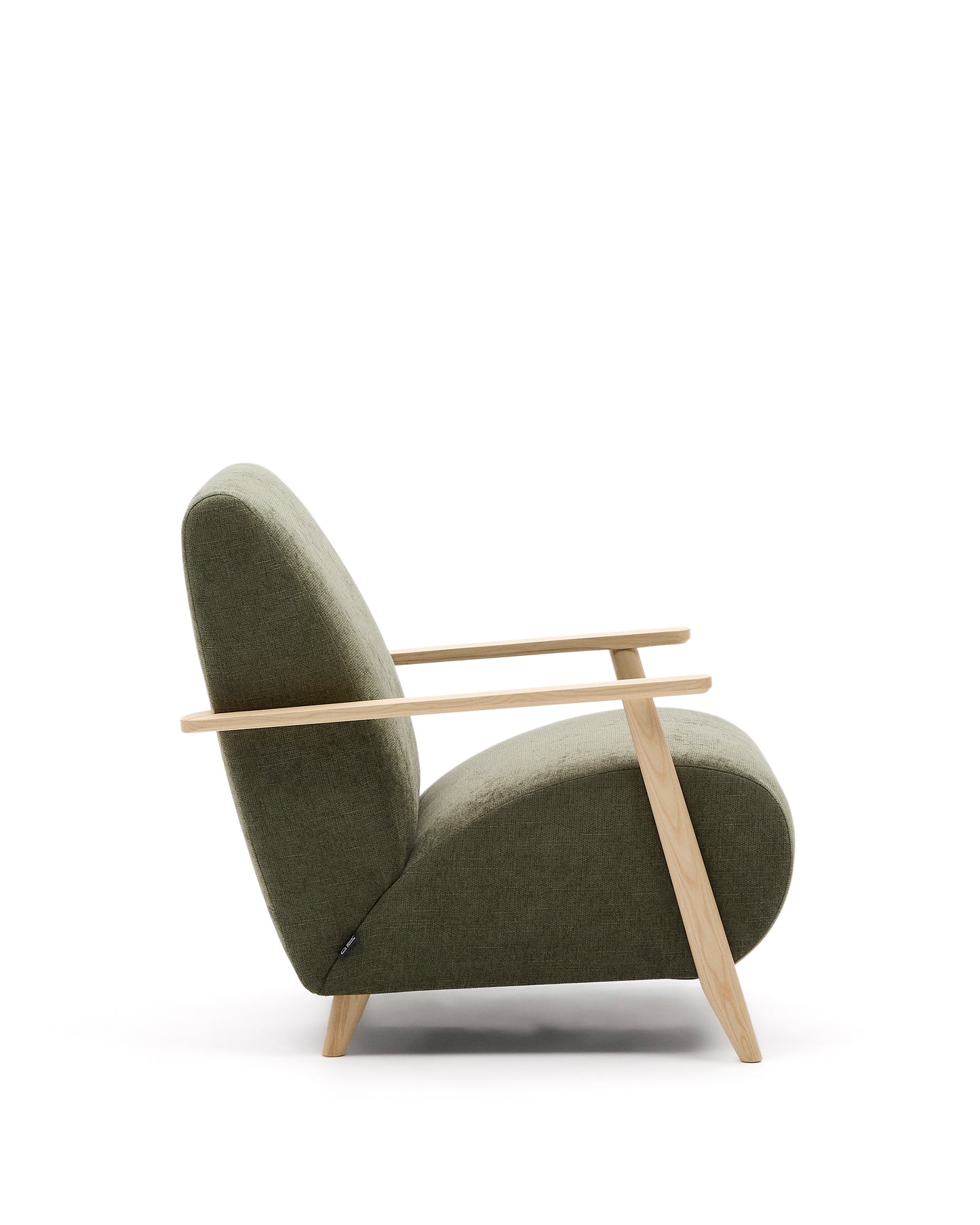 Kave Home Meghan fauteuil Groen naturel