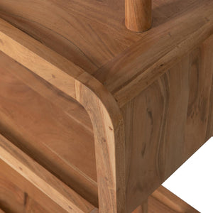 WOOOD Rattle open kast Naturel