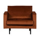 WOOOD Rodeo fauteuil velvet Roest