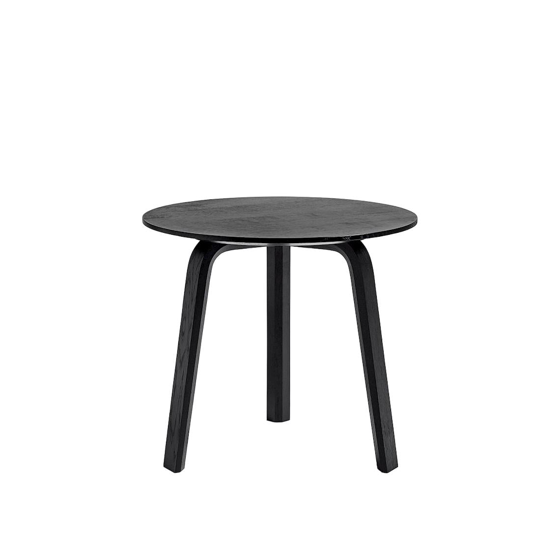 HAY Bella bijzettafel Ø45 H39 zwart gelakt eiken