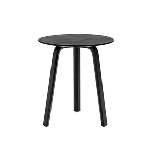 HAY Bella bijzettafel Ø45 H49 zwart gelakt eiken