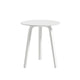 HAY Bella bijzettafel Ø45 H49 wit gelakt eiken